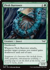 FLESH BURROWER x4 mtg NM-M Duskmourn 4 Common - Foto 1 di 1