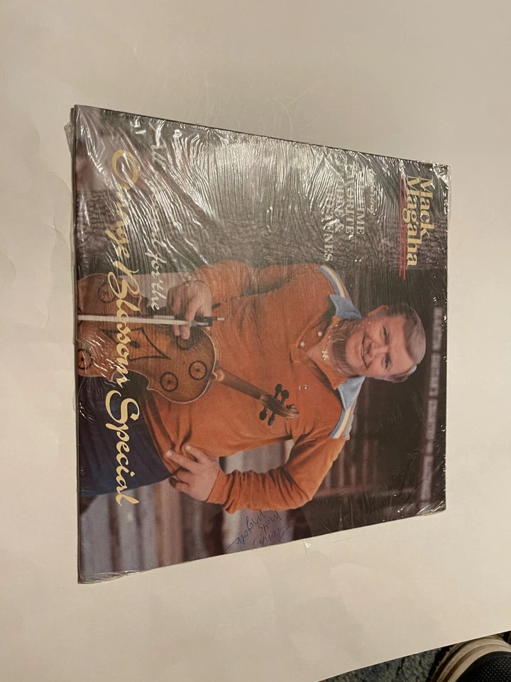 Mack Magaha AUTOGRAPHED LP ALL ABOARD FOR THE ORANGE BLOSSOM SPECIAL - Image 1 of 1
