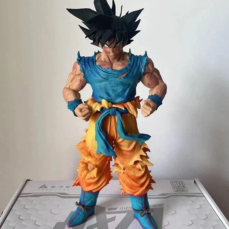 MARKENLOS Dragon Ball Z Figure Goku Transformation SSJ 27cm L Anime PVC Statue Model NEW