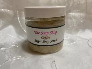 Coffee Sugar Soap Scrub Moisturizing Exfoliating Anti Cellulite, Face Eyes Body - Picture 1 of 5