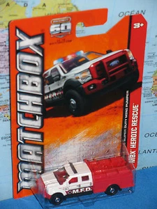 MATCHBOX 60° ANNIVERSARIO FORD F-550 SUPER DUTY MINI PUMPER #77/120 *NUOVO* - Foto 1 di 6