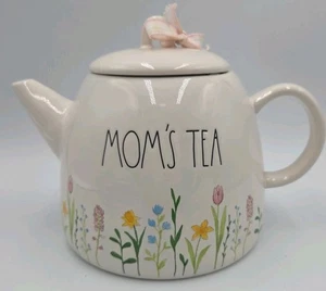 Neu ohne Etikett Rae Dunn elfenbeinfarben MÜTTERTEE Blumen Teekanne Artisan Collection - Bild 1 von 7