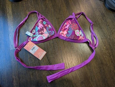 Top de bikini reversible Maaji talla pequeña nuevo con etiquetas Foto 1 de 4