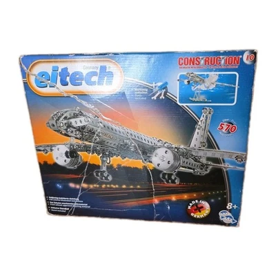 Jetliner C10 Eitech Metal Plane Steel Construction Building Model Kit SEE NOTES - Image 1 of 4