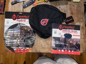 Camp Made Dutch Oven Set inkl. Klappgrill, Holzkohlehalter, Werkzeugtasche Brandneu - Bild 1 von 12
