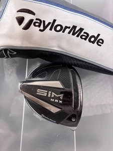Taylormade Sim Max 10.5 degree Golf Driver Head Only ( RH ) w/cover - Picture 1 of 11