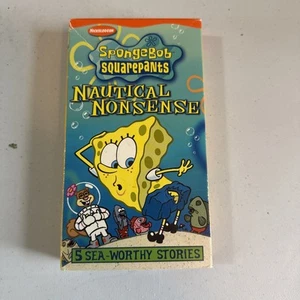 Nickelodeon Spongebob Squarepants Nautical Nonsense VHS 2002 - Picture 1 of 6