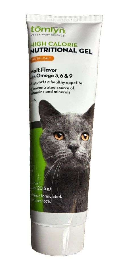 Tomlyn Gel Nutricional Alto en Calorías para Gatos Sabor Malta 4.25oz Fecha de Caducidad 01-2026 Foto 1 de 1