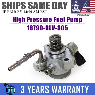 16790-RLV-305 High Pressure Fuel Pump For 2016 2017 2018 2019 2020 Honda Pilot Foto 1 de 4
