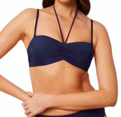 Triumph Mix & Match DP sd Damen Bandeau Bikini BH mit Schale Blau Neu - Bild 1 von 4