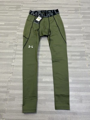 Леггинсы компрессионные мужские Under Armour Coldgear инфракрасная сетка маленькие оливковые $70 - Изображение 1 из 4