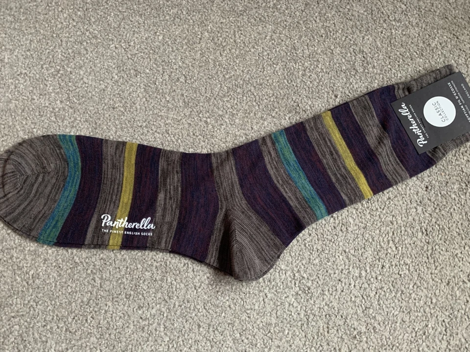 Pantherella Fil d'Ecosse / Lisle Cotton Salton Socks Size UK 7.5 - 9.5 - Image 1 of 1