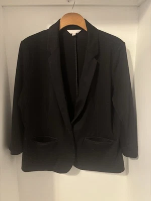 Chaqueta Blazer Mujer Negra XXL LC Lauren Conrad, Manga 3/4 Foto 1 de 4