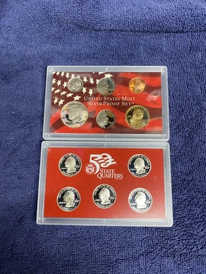 2005-S U.S. SILVER Proof Set.  U.S.  Made in Red  Box with COA SHIPS FREE!!! - Image 1 of 3