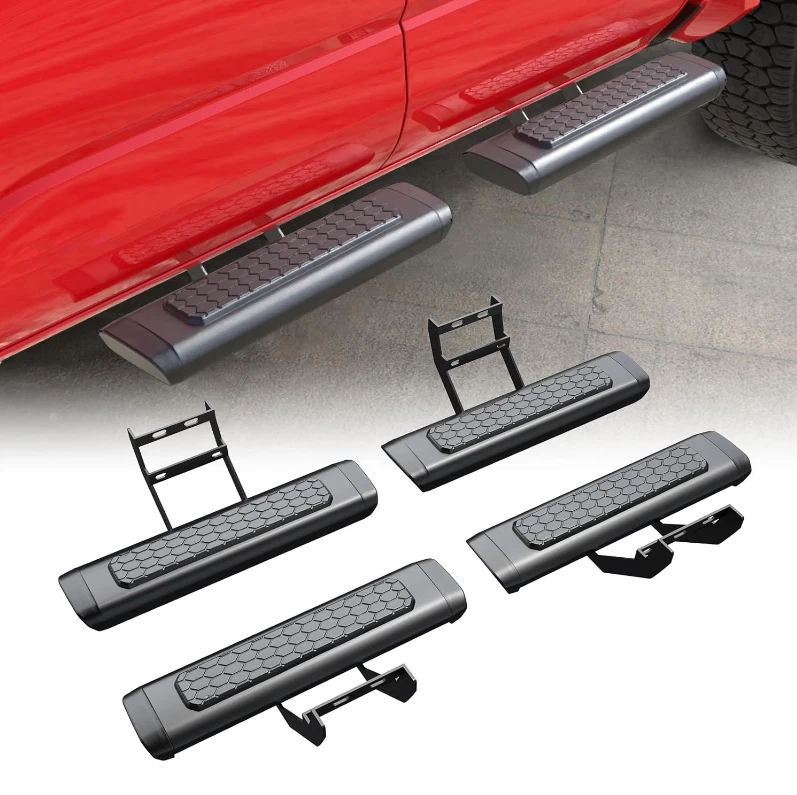 4 peldaños laterales EZ aptos para Ford F150 SuperCrew Cab 2015-2026 4 puertas y 2017-2026 Foto 1 de 4