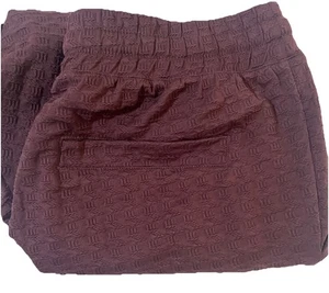 Pantalón Corto H&M Mujer’s Púrpura Sudadera’s Cordón Salón Suelto, Entrenamiento Talla Mediana - Imagen 1 de 7