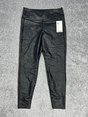 Leggings Athleta para mujer grandes de cuero sintético negros ajustados para todas partes NUEVOS * Foto 1 de 4