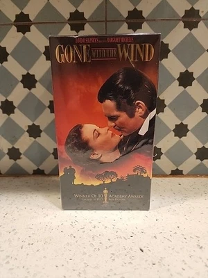 Gone with the Wind 1990 VHS Deluxe Edition 2-Tape Set, New Sealed Foto 1 de 4