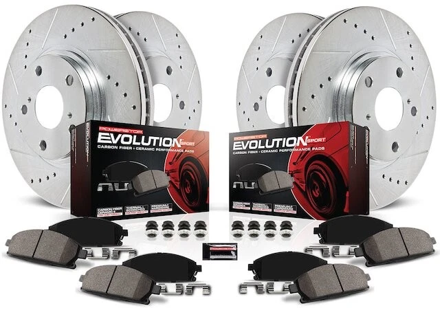 Kit de pastillas de freno y rotor delanteras y traseras para Hyundai Sonata 2000 CF685GS 1999-2001 Foto 1 de 1