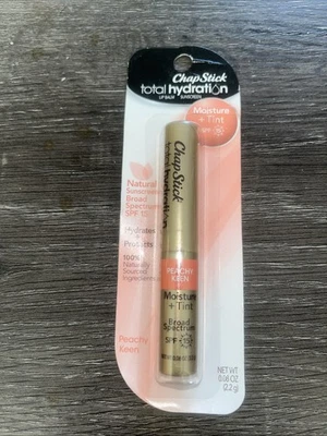 ChapStick полное увлажнение влаги + оттенок бальзам для губ Peachy Keen SPF 15 - Изображение 1 из 2
