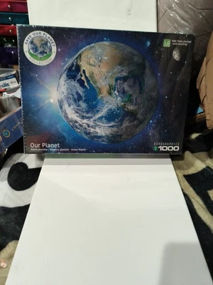 Our Planet Jigsaw Puzzle 1000 Piece, US Made, Eurographics Sealed NIB - Image 1 of 4