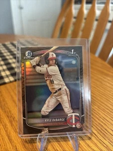 2025 Bowman - Chrome Prospects Kyle DeBarge Reptilian Refractor and base (RC) - Picture 1 of 4