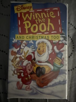 Winnie the Pooh and Christmas Too (VHS, 1997) DISNEY - Image 1 of 3