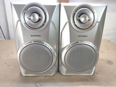 Coppia casse passive diffusori altoparlanti Sunstech Speaker universali - Immagine 1 di 4