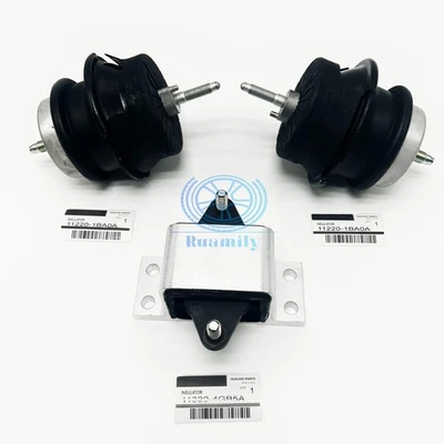 3PCS Front L & R Engine & Rear Trans Mount For 09-17 Infiniti FX35 FX35 QX70 NEW Foto 1 de 4