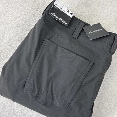 NUEVO EDDIE BAUER Rainier Pantalones de Carga Forrados de Vellón para Hombres 36/30 Gris Rendimiento Nuevo con Etiquetas Foto 1 de 4