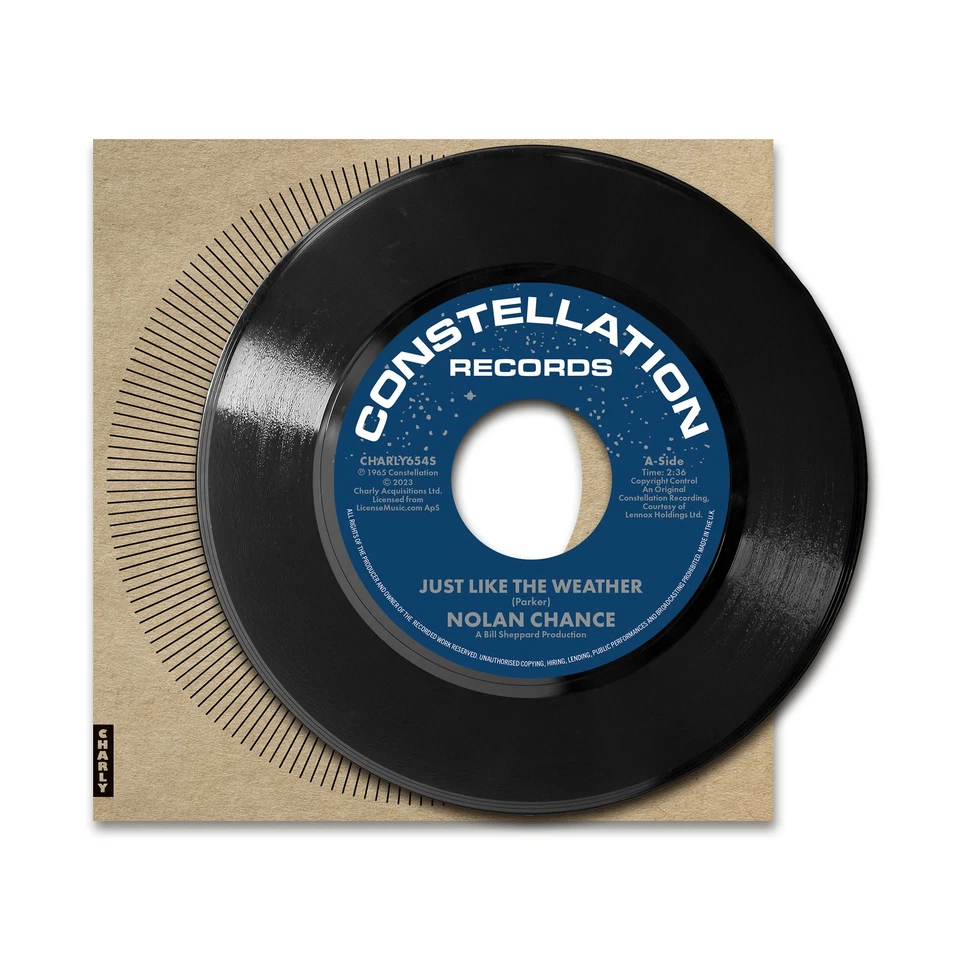 Nolan Chance Just Like the Weather/If He Makes You (Vinyl) 7" Single - Photo 1/1