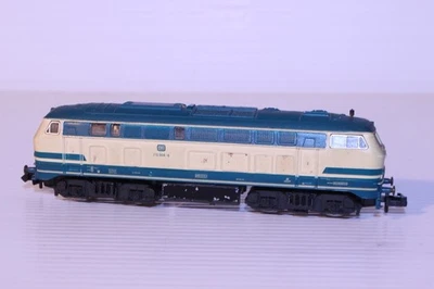 N Gauge Fleischmann DB BR210 Bo-Bo Blue / Cream - Image 1 of 3