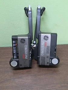 Vintage General Electric GE 7-1290B Portable Radio Headphone AM FM Stereo Works - Picture 1 of 11