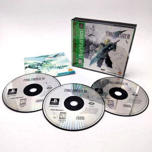 FFVII Final Fantasy VII 7 Green Label Greatest Hits PlayStation 1 PS1 CIB - Picture 1 of 7