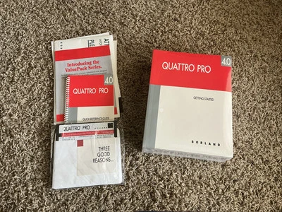 Borland Quattro Pro para Windows y DOS 4.0 - SELLADO Foto 1 de 4