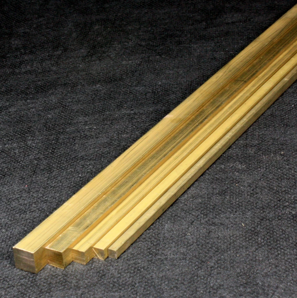 Messing Vierkant Ms58 SW 4,5,6,8,10mmx300mm - Bild 1 von 1