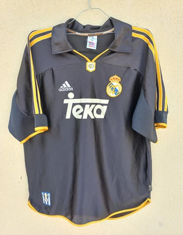 RARE Real Madrid 1999-2001 away football shirt jersey size L adidas teka Cover