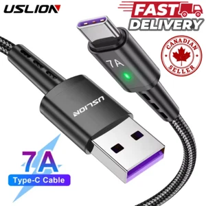 USLION Câble USB-C Charge Rapide Synchronisation de Données Universelle iPhone, Android, Mac - Photo 1 sur 6