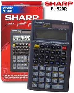 SCIENTIFIC CALCULATOR ELECTRONIC OFFICE SCHOOL EXAMS GCSE WORK OFFICE-SHARP - Picture 1 of 7