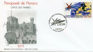Monaco 2019 FDC CIESM Mediterranean Science Commission 1v Set Cover Ships Stamps - Picture 1 of 1
