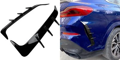 For BMW X6 G06 M Sport Rear Bumper Side Breather Spoiler Splitter 2019-2024 - Image 1 of 4