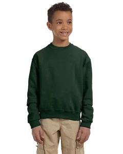 Jerzees Youth 8 oz. NuBlend Cotton Polyester Fleece Crew Neck 562B S-XL - Picture 1 of 20