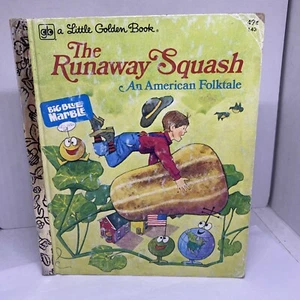 Vintage Little Golden Book 1976 The Runaway Squash - Picture 1 of 5