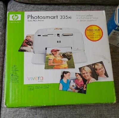 HP Photosmart 335xi Digital Photo Inkjet Printer + Bonus Value  Never Opened - Image 1 of 4