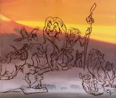 WALT DISNEY EL REY LEÓN 1994 Edición Limitada Sericel con Certificado  Foto 1 de 4