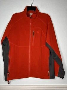 Nike ACG Therma-Fit Fleece Jacket Mens Large Orange Full Zip Outdoor Hiking - Picture 1 of 4