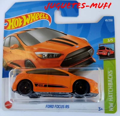 FORD FOCUS RS HOT WHEELS 2022 HATCHBACKS 3/5 Mattel New - Imagen 1 de 2