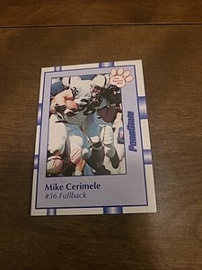 Nice 1999 Penn State The Second Mile Mike Cerimele Card - Picture 1 of 2