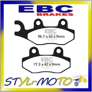 FA228 PASTIGLIE ORGANICHE ANTERIORI SINISTRA EBC PEUGEOT RS 400 GEO 2008-2012 - Foto 1 di 1