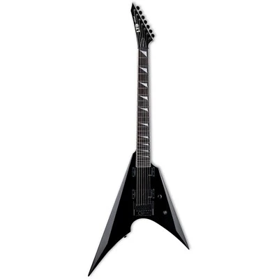 Guitarra ESP LTD Arrow-1007 Barítono EverTune ET 7 Cuerdas Negra 1007B - Stock B Foto 1 de 4
